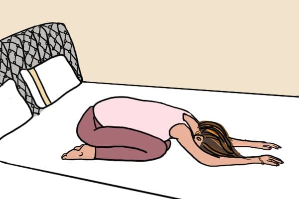 子供のポーズ